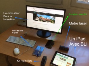 agent mandataire en immobilier avec un ipad